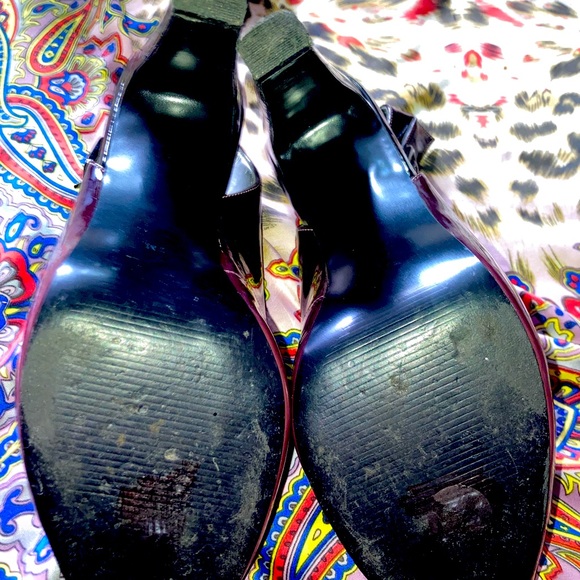 GUESS HEELS- OMBRÉ OF GRAPE>WINE>PLUM - Picture 5 of 6